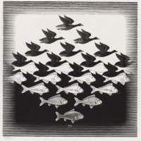 Exposition "Escher, l'autre monde" au Gemeente Museum