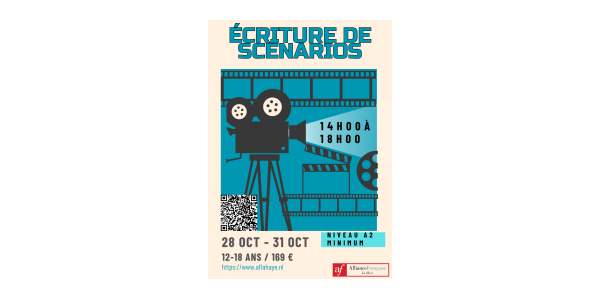 Stage Atelier écriture de scénario. 